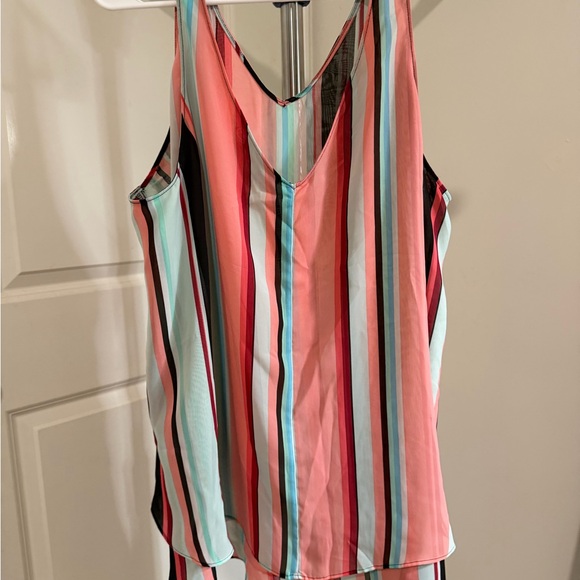 Lane Bryant Modern Swing Double-Layer Chiffon Tank - Picture 2 of 2